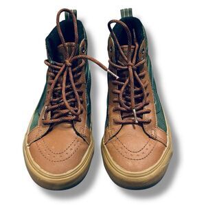 Vans Sk8 Hi MTE-1 Gum Brown Leather Men 6.5 GorpCore Skate Streetwear